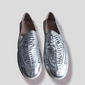 J Slides woven sneakers